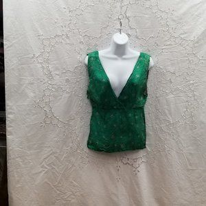 Vintage Silk Summer Halter Top
